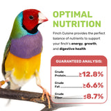 LEACH GRAIN & MILLING CO. Finch Cuisine 4 Lbs, Finch Food, Nutrient-Rich Blend Bird Seed, Birdseed for Finches and Small Birds, Support Daily Energy, Growth & Healthy Balanced Diet, No Mess Bird Seed