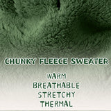 Reginary 2 Pcs Fuzzy Small Dog Hoodie Winter Dog Sweaters Double-Sided Plush Warm Soft Hooded Puppy Pet Sweatshirt Clothes Coats(L: Weight:8.5-13.2lb,Green and Red)