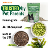 Azestfor Homemade Dog Food Vitamins Pre-Mix Powder – 24 Essential Nutrients – Supplement for Raw, Barf & Grain Free – for All Breeds & Ages – 16oz Veggie Flavored