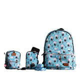 PawLook Dog Backpack to Wear with Chest Harness Self Carrier dogbag with Additional Pocket for Poop Bag Anti Slip Stylish Dog Bag for Your pet Street Smart Serie Pawsup Cute Small