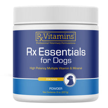 Load image into Gallery viewer, Rx Vitamins Essentials for Dogs - Daily Vitamins &amp; Minerals - with Blue Spirulina, Kelp Powder, and Milk Thistle - Complete Canine Vitamins and Essential Minerals Powder - 8 oz
