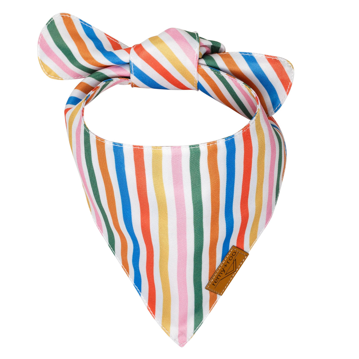 Remy+Roo Small Dog Bandanas - 2 Pack Birthday Set | Premium Durable Adjustable Polyester Fabric Dog Scarfs | Patented Shape, Trendy Patterns | Pack of Bandanas for Dogs