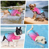 Doglay Dog Life Jacket for Boating & Swimming, High Buoyancy Reflective Dog Life Vests with Rescue Handle and D-Ring, Ripstop Adjustable Floating Vest for Small Medium Large Dogs