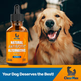 Natural Antibiotics for Dogs for Allergies, Infections, Coughs, Digestive Moments – Dog Antibiotics with Beef Flavor May Support Urination and Breathing – Organic Composition with Cranberry – 2 Oz