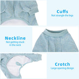 PUPTECK Dog Pajamas for Small Medium Large Sized Dogs, Stretchy Dog Pjs Onesie Clothes Soft Fleece Sweaters Puppy Cat Outfits Pet Jumpsuit