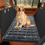 Abdtech Backseat Dog Bed Mat for Car: 23.6" x 52" Non-Slip Dog Bed for Back Seat - Soft and Comfortable Dogs Blanket - Washable Travel Pet Mat Seat Protector Fit for Back Seat Cover, Grey