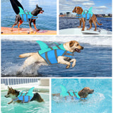 Doglay Shark Dog Life Jacket - Reflective Dog Life Vest for Swimming and Boating with Rescue Handle, Adjustable High Buoyancy Floating Vest for Small Medium Large Dogs