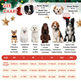 LUBOT New Ugly Christmas Sweaters for Puppy Cute Funny Wintertime and Holiday Parties Knitted Pullover Sweater Santa Small Dog Pink Candy Large