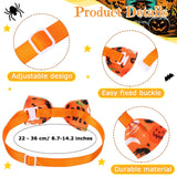 Talltalk 360 Pcs Valentines Day Dog Bow Ties Collars Set Adjustable St Patricks Day Dogs Neckties Grooming Supplies for Small Medium Large Easter Christmas Pet Cat Decoration(Pumpkin)