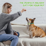 Reginary 80 Pieces St Patricks Day and Easter Dog Bow Tie Collar Set Include 40 Dog Neckties and 40 Pet Collar St. Patrick's Day and Easter Adjustable Pet Grooming Accessories for Small Medium Cat