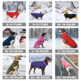 Mklhgty Waterproof Dog Coat for Small Dogs, Warm Dog Winter Jacket, Reflective Windproof Turtleneck Dog Cold Weather Coats with Adjustable Hook & Loop - Purple - S