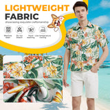 Dog Shirt Hawaiian Dog and Cat Summer T-Shirts Dog Style Floral Breathable Cool Clothes Hawaiian Shirts for Dogs and Cats Owner and Pet Shirts are Sold Separately