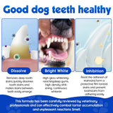 Dog Teeth Cleaning Powder - Dental Powder for Dogs Teeth - Plaque Removal - Supports Gum Health - Tartar Remover with Natural Herb Blend and Postbiotics 30 Day Supply - Mint Flavor
