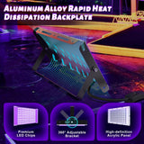 100W LED UV Black Light, Powerful UV Spotlight, IP66, 395nm UV Lamp for Christmas, Halloween Glow Party(1 Packs)