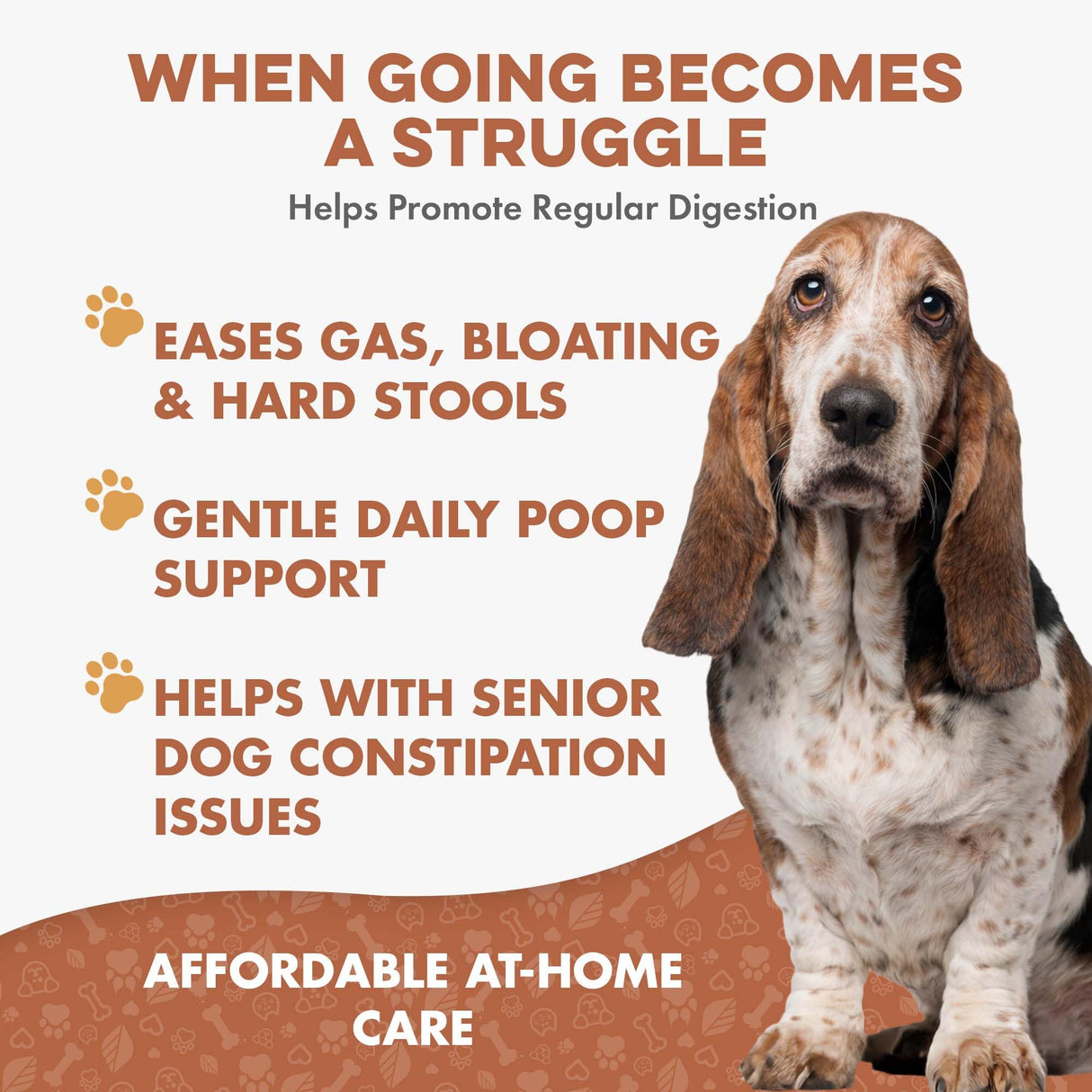 Dog Laxative Constipation Relief, Dog Stool Softener Remedy Eases Irregular Bowel Movements, Scooting & Rectal Itching; Supports Canine Digestion & Canine Gas Relief, 400 Odorless, Tasteless Pills