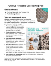 Load image into Gallery viewer, Furthrive Washable Pee Pads for Dogs with Pheromone Attraction, Reusable Puppy Pads, Waterproof Non-Slip Training Pad, 31.25 × 27.25 in, Pet-Friendly for Crates, Apartments, Puppy Supplies (One Unit)
