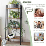 Automatic Watering System for Potted Plants, Indoor Garden Watering System Drip Irrigation Kits Saving Water Drip Irrigation System with Timer 33 FT Hose for Garden Rooms Balcony Indoor Plant