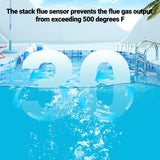 Funmit 42002-0024S Stack Flue Sensor Replacement for Pentair Sta-Rite MasterTemp Max-E-Therm Pool and Spa Heater Electrical System SR200 SR333 SR400