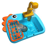 PRFOKEY Bird Bathing Tub with Automatic Watering Faucet - Parrot Shower Box for Cockatiels, Budgies, Lovebirds & Conures - Cage Mountable Accessory to Promote Natural Bathing