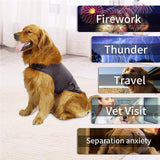 Dog Anxiety Shirt, Jacket Stress Relief Coat, Adjustable Vest for Fireworks, Thunderstorm, Calming Vest Wrap Clothing for Dogs (XL)