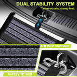 Dog Ramp for Car, SUV & Truck - Portable Pet Ramp Steps with Anti-Slip Ladder Non-Slip Surface, Extra Wide Steps for Large Dog Up to 250LBS, 55" L x 17.3" W Surface for SUV, Truck, Bed, Couch