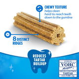DentaLife Daily Oral Care Dog Treats for Large Dogs, Chewy Dental Treat to Freshen Breath and Fight Tartar, Chicken Flavor - 30 ct. Pouch