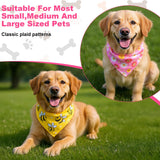 40 Pcs Plain Dog Bandanas Bulk Sublimation Heat Transfer Washable Adjustable Dog Scarf Triangle Scarf for Small Medium Large Pets, 20 Colors, 25.5"×16.5"