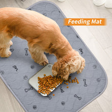 Load image into Gallery viewer, Washable Pee Pads for Dogs, 2Pack Puppy Pads Washable with Bone Print,Absorbent Reusable Whelping Pads Non-Slip Dog Mats for Floor Protector, Couch Cover, Crate, Potty Training 31x36
