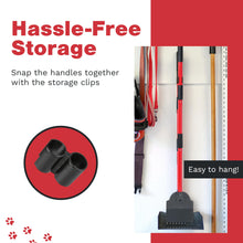 Load image into Gallery viewer, Pawler Pooper Scooper for Large Dogs, Small Dogs and Horses, Metal Poop Scooper Set with Long Handle Rake, Spade and Tray for Yard, Grass, Dirt or Gravel, Heavy Duty Aluminum Poop Picker Upper
