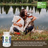 Only Natural Pet Brewer's Yeast & Garlic Chewables - All-Natural Flea & Tick Prevention for Dogs - Fortified with B Vitamins - Promotes Healthy Skin & Coat - 300 Count Tablet