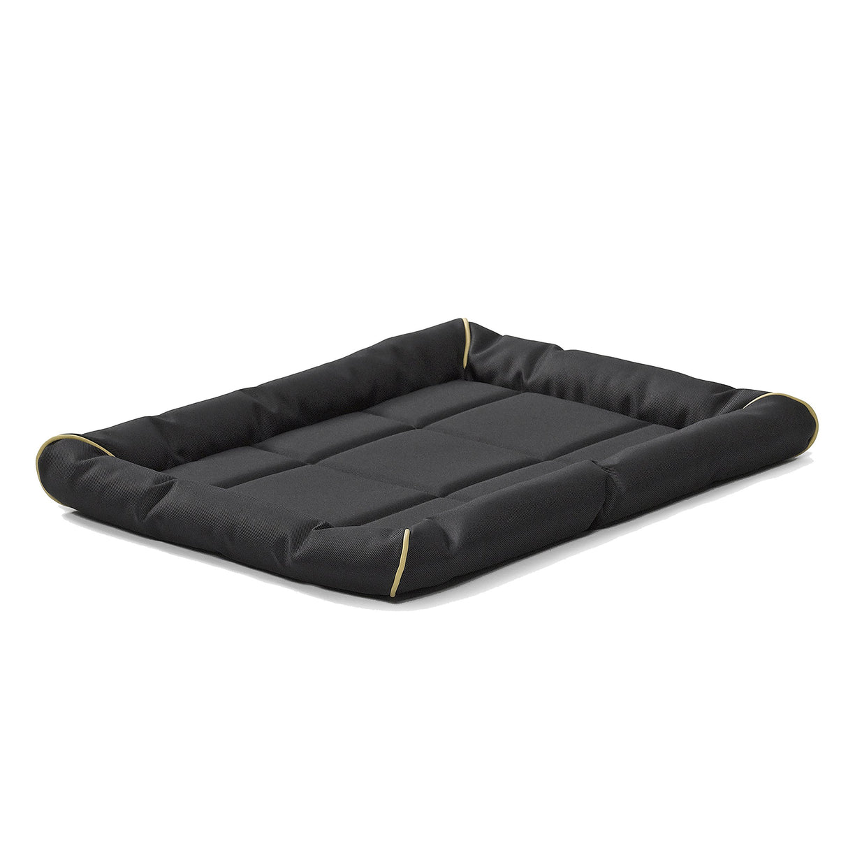 MidWest Homes for Pets Medium QuietTime MAXX Ultra-Rugged Dog Bed, Water & Odor Resistant, Bolstered Edge, Non-Slip Bottom, Fits 30-inch Crates, Black