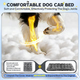 Loiion Dog Car Bed Mat - Non-Slip Backseat Extender Pet Mat, Flannel 100% Cotton Filling, Easy Clean, Dog Travel Bed Fits SUVs/Sedans/Trucks [No Backseat Extender Included]