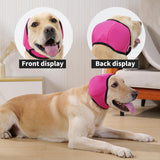 LIANZIMAU Quiet Ears for Dogs Comfort Calming Hoodie Dog Ear Covers for Noise & Anxiety Relief Ear Wraps for Dog Adjustable Dogs Ear Muffs Noise Protection Firework,Grooming and Force Drying