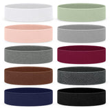 Fishinsea 10 Pack Headbands for Women, Elastic Non-Slip Hair Bands Hair Warp for Sports Daily Workout Yoga Running