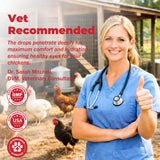 FRONTGUARD Chickens Eye Care Drops for Chickens, Ducks & Birds – Improve The Eye Health – Improve Egg Quality – Supports Clear Vision & Healthy Eyes – 15 mL (0.5 fl oz)