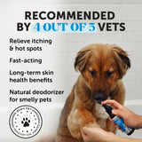 Restore + Soothe Hot Spot Spray for Dogs & Cats – Gentle Dog Skin Spray with Aloe Vera & MicroSilver BG – Soothes Itching, Hot Spots & Irritation – Dog Itch & Hot Spot Remedy for Sensitive Skin – 4oz
