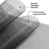 TOOLTRIZ Windows Screen and Screen Door Replacement, 48"x118" Durable Fiberglass Screen Mesh - Screen & Sliding Screen Door Repair for Patio & Window