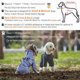 Four-Legged Full Coverage Dog Raincoat for Small Medium Dogs, Waterproof Dog Rain Coat with Harness Built in, 4-Legs Dog rain Jacket with Reflective Strip, Adjustable Puppy Waterproof Clothes (XL)