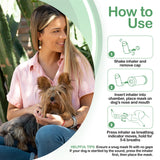 Dog Aerosol Chamber (3 Masks) – Canine Inhaler Spacer for Dogs – Includes 3 Masks to Fit All Dogs (Premium Quality)
