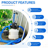 1.5" Pool Pump Hose for 29060E Intex Pumps, Saltwater Systems, and Sand Filters,59" Long Replacement Hoses fit for Intex & Coleman Above Ground Pools Parts (2 Pack)