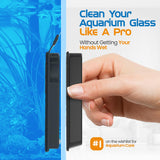 FLIPPER Float Nano Magnetic Aquarium Cleaner – 2-in-1 Flip Scrubber and Scraper, Floating Design with Strong Magnets for Algae and Debris Removal on Small Glass Tanks up to 1/4" (6mm)