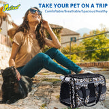 Petotw Pet Carrier for Small Dogs and Cats - Soft-Sided Travel Kennel, Portable Foldable Bag (Large)
