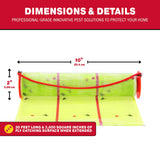 Catchmaster Giant Fly Glue Trap 1-Pack 30 Feet Each, Adhesive Fly Traps Outdoor, Sticky Bug Catcher, Bulk Flying Insect Paper Roll, Pest Control for Garage, Barn, Greenhouse & Garbage Room