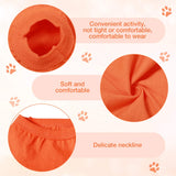 8 Pcs Winter Dog Shirts Pet Puppy Blank Clothes Soft Dog T-Shirt Breathable Plain Male Female Pet Shirts Cotton Puppy Clothes Outfit for Most Cats for Holiday Valentine's Day Outfit(M)