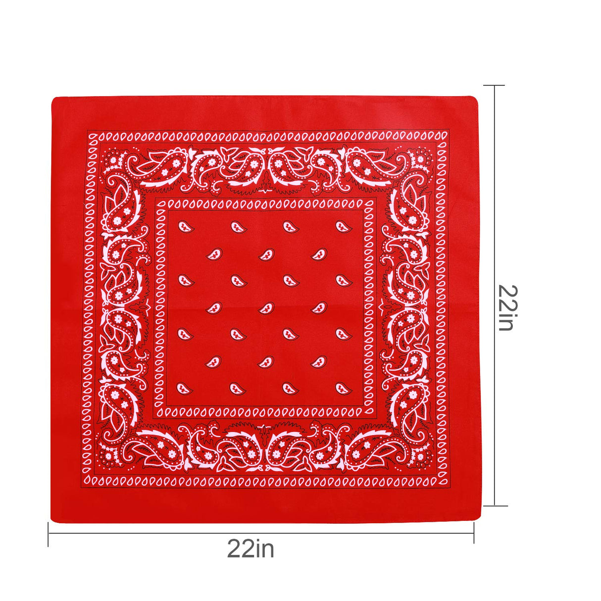 CECIAOAIME 16 Pcs Bandanas Multi-Purpose Bandana Headbands Party Outdoor Head Scarf 22x22 inch Handkerchiefs for Women Men