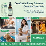 Calming Drops for Dogs Grooming – Melatonin & Valerian Root Formula to Help Maintain Calm During Grooming and Nail Trimming – Also Great for Travel, Vet Visits & Bedtime – 2 fl oz