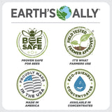Earth's Ally 3-in-1 Plant Spray Concentrate | Insecticide, Fungicide & Spider Mite Control, Use on Indoor and Outdoor Plants, Gardens & Trees - Insect & Pest Repellent, 8oz, Super Concentrate