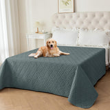 2026 Waterproof Dog Bed Blanket (82"x102") Comfy Couch Sofa Mat for Dog Pets with Anti-Slip Back, Universal Incontinence Lightweight Liner Pad for Furniture Car Picnic etc Durable Washable, Dark Grey