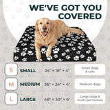 DUKE&LEFTY PetBed Slipcover-Stretch Soft Petbed Cover-Universal-Easy to Remove (Zipper Free)-Navy/Medium
