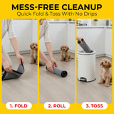 Glad for Pets Black Charcoal Puppy Pads, 23"x23" Disposable Training Pads That Absorb Urine & Neutralize Odor with Activated Carbon - 100 Count